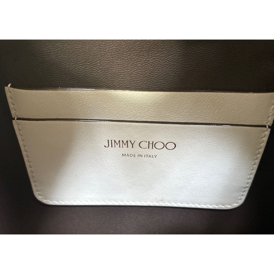 専用品JIMMY CHOO CALLIE ラテ DRAWSTRING/S BAG