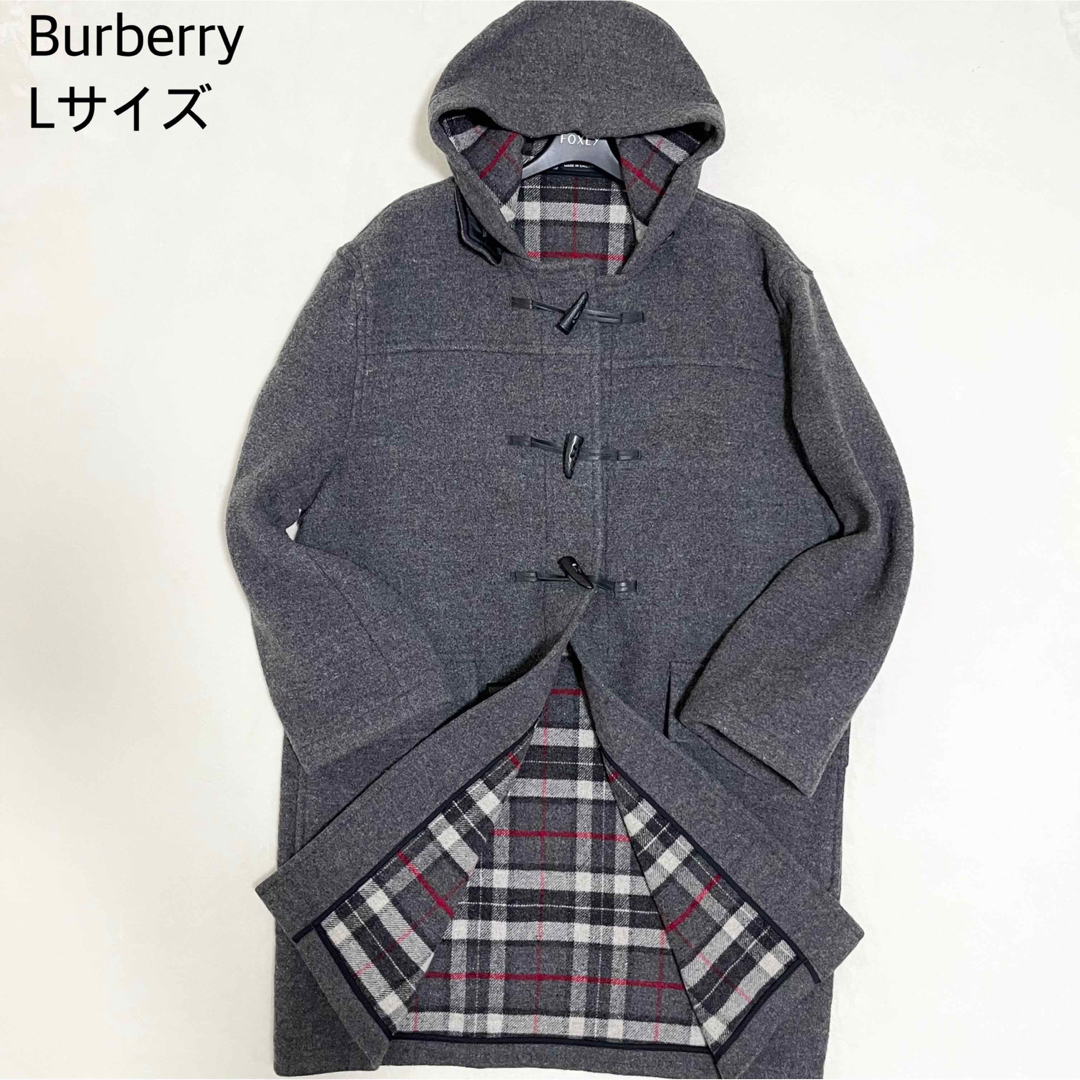 新色登場 【美品】BURBERRY ダッフルコート ロング丈 裏地チェック柄