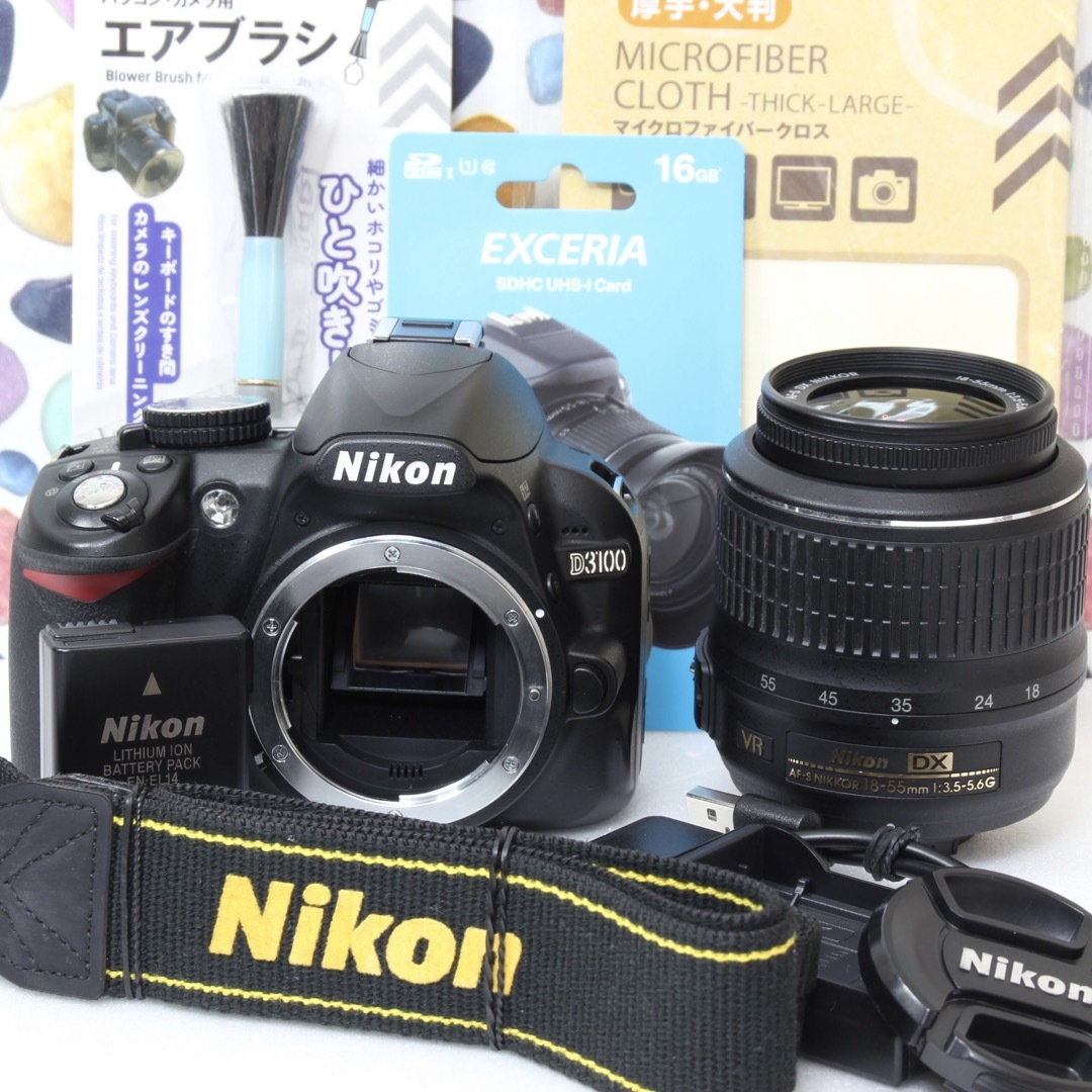ニコン Nikon D3100☆スマホに転送♪☆一眼レフ入門におすすめ♪