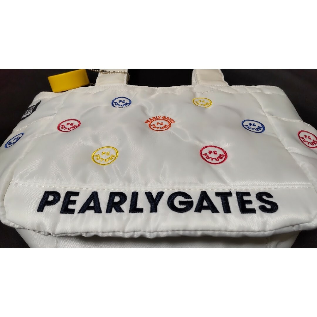 FUTUREニコ柄エンブ カートバッグ  PEARLY GATES 2