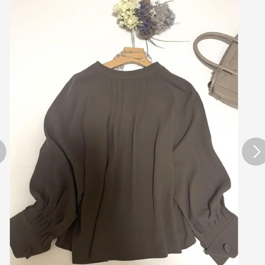 【秋冬】【美品】ADORE ジョーゼットブラウス サイズ38