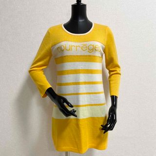 クレージュ(Courreges)の˚✧₊ クレージュ ネームロゴ ウールハイゲージミドルニット(ニット/セーター)