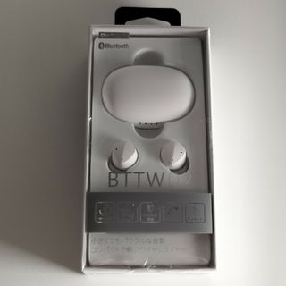 オウルテック(Owltech)の【美品】オウルテック ワイヤレスイヤホン ホワイト OWL-BTTW02-WH6(ヘッドフォン/イヤフォン)