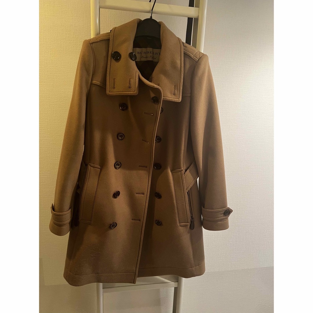 BURBERRY - BURBERRY ウールカシミヤ トレンチコート レディースの通販