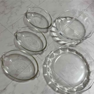 パイレックス(Pyrex)のパイレックス  皿 深皿 グラタン皿 5点セット コカコーラ(食器)