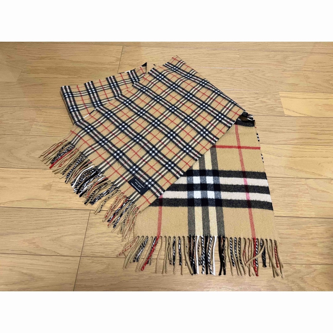 BURBERRY - BURBERRY バーバリー マフラー カシミア100％ ゴーシャラブ