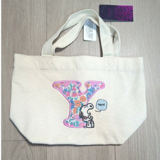 スヌーピー(SNOOPY)のSNOOPY　イニシャルトートバッグ　Ｙ(トートバッグ)