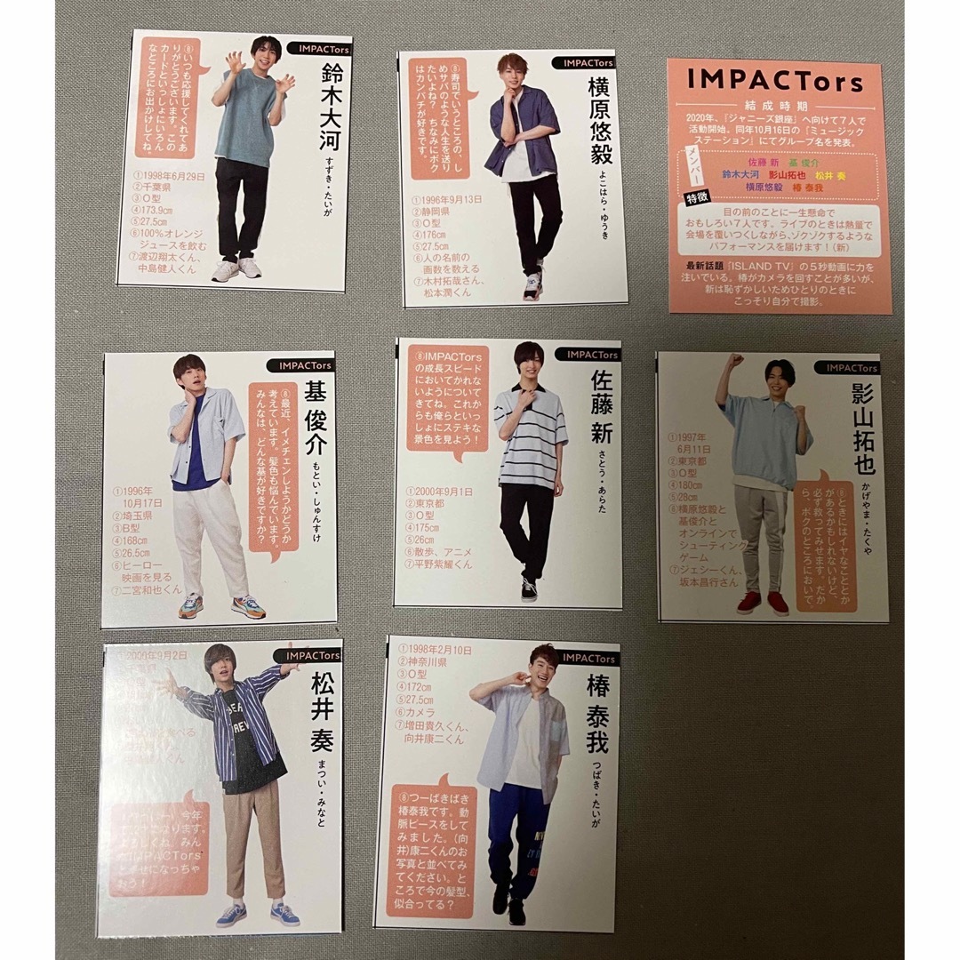 IMPACTors デタカ エンタメ/ホビーのタレントグッズ(アイドルグッズ)の商品写真