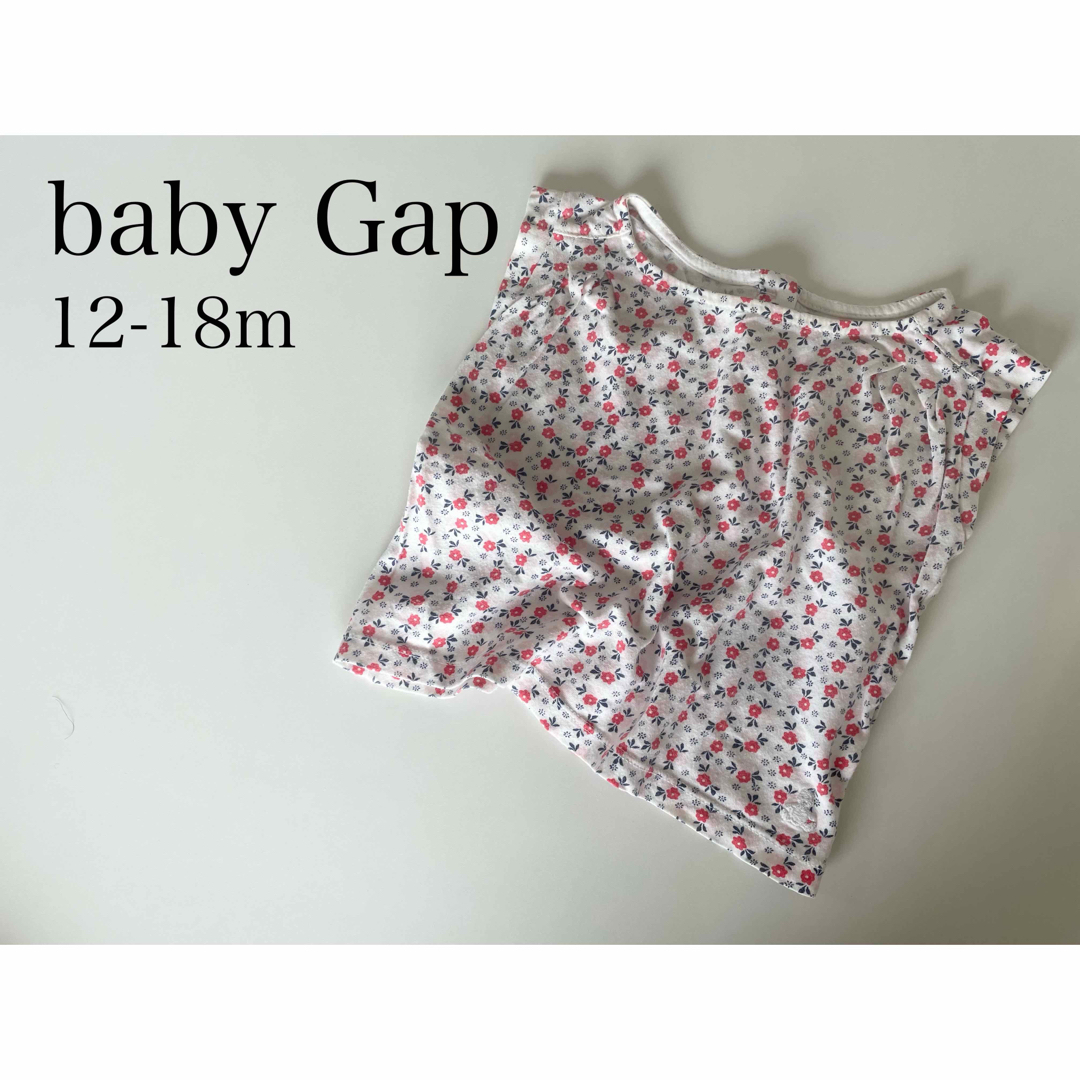 GAP Kids(ギャップキッズ)のbaby Gap ギャップ トップス 子供 花柄 キッズ 小花柄 キッズ/ベビー/マタニティのベビー服(~85cm)(Ｔシャツ)の商品写真