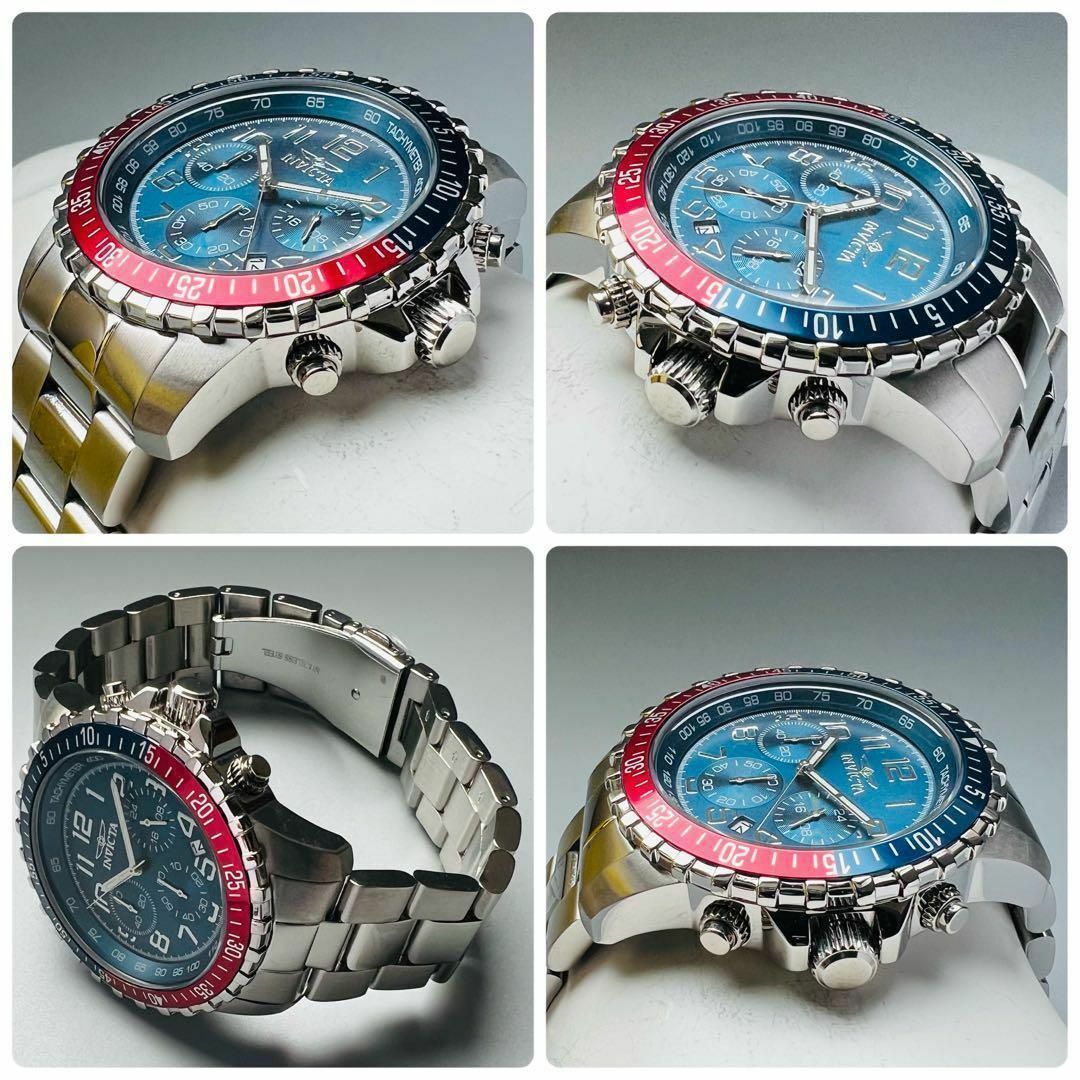 INVICTA(インビクタ)のインビクタ 腕時計 メンズ レッド 新品 クォーツ クロノグラフ ブランド メンズの時計(腕時計(アナログ))の商品写真