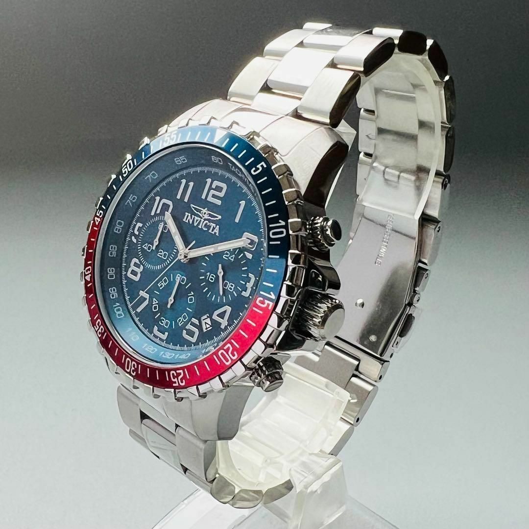 INVICTA(インビクタ)のインビクタ 腕時計 メンズ レッド 新品 クォーツ クロノグラフ ブランド メンズの時計(腕時計(アナログ))の商品写真