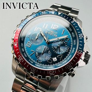 インビクタ(INVICTA)のインビクタ 腕時計 メンズ レッド 新品 クォーツ クロノグラフ ブランド(腕時計(アナログ))