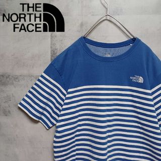 ザノースフェイス(THE NORTH FACE)のTHE NORTH FACE ザノースフェイス メンズTシャツ ボーダー M(Tシャツ/カットソー(半袖/袖なし))