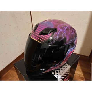 ショウエイ(SHOEI)のicon AIRFLITE SYNTHWAVE 2XLサイズ 3XL内装付き(ヘルメット/シールド)