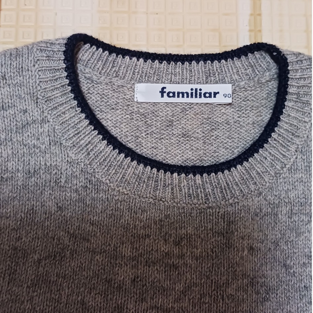 familiar(ファミリア)のファミリア　ニットベスト キッズ/ベビー/マタニティのキッズ服男の子用(90cm~)(ニット)の商品写真