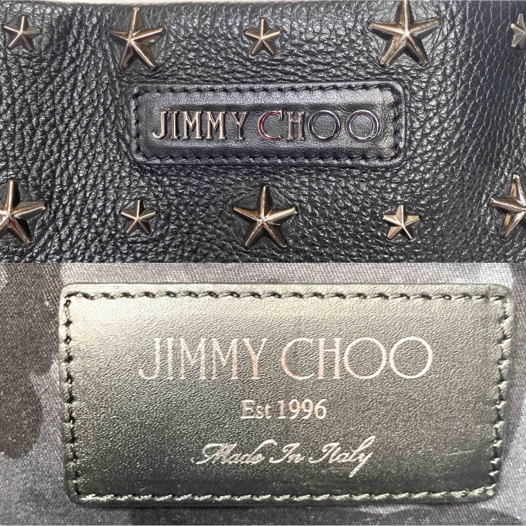 JIMMY CHOO(ジミーチュウ)のSH様専用JIMMY CHOO PIMLICO 黒 スタースタッズ トートバッグ メンズのバッグ(トートバッグ)の商品写真