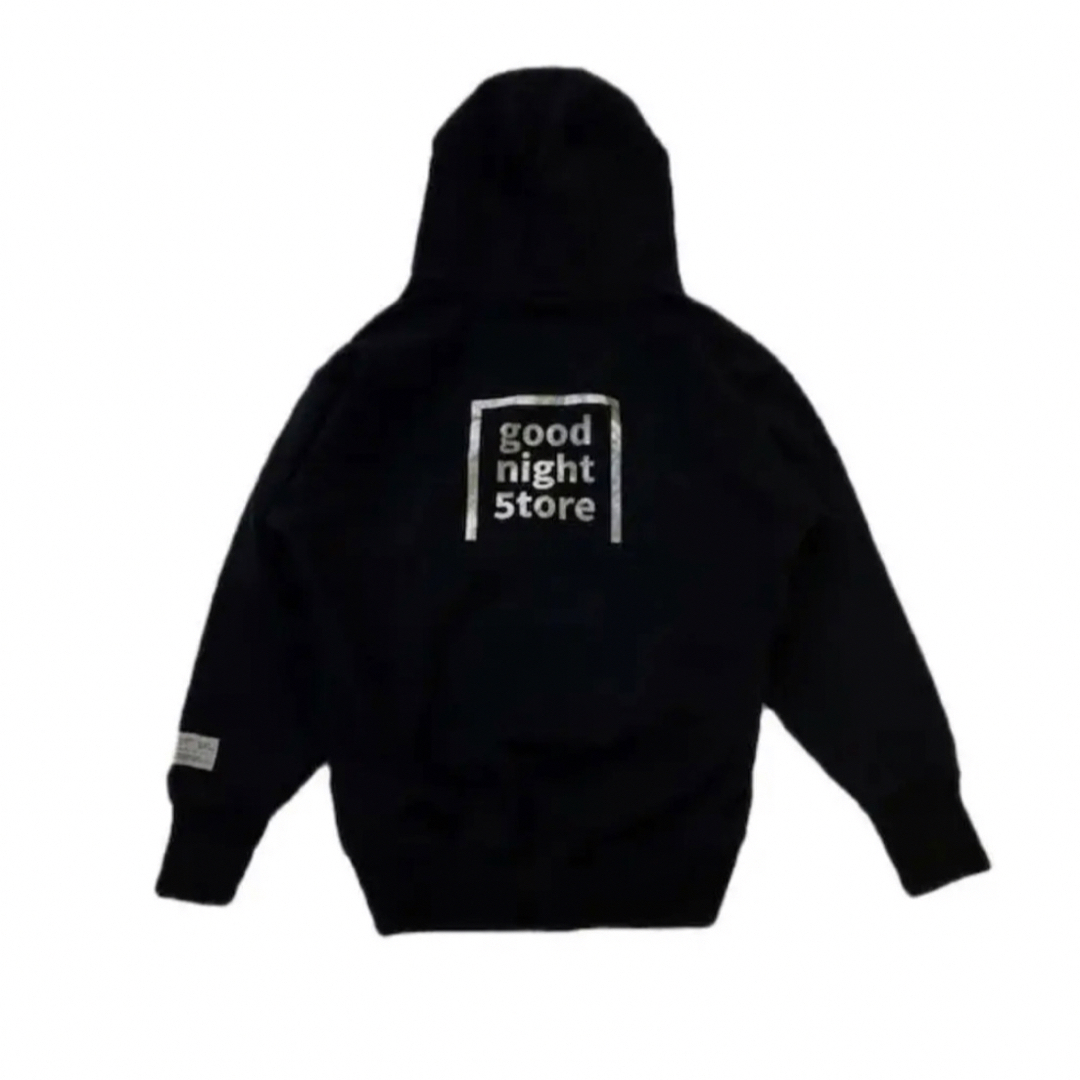 【新品未着用タグ付き】good night 5tore パーカー ブラック good night 5tore フーディー パーカー パープル