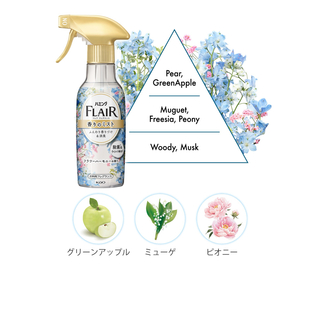 カオウ(花王)のFLAIR FRAGRANCE 香りのスタイリングミスト フラワー&ハーモニー (洗剤/柔軟剤)