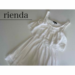 rienda - rienda アンゴラ Vネック ニット ワンピース 赤 レッドの通販 ...