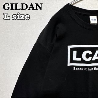 ギルタン(GILDAN)のGILDAN ギルダン ロンT 長袖 英字プリント ビッグシルエット 海外古着(Tシャツ/カットソー(七分/長袖))