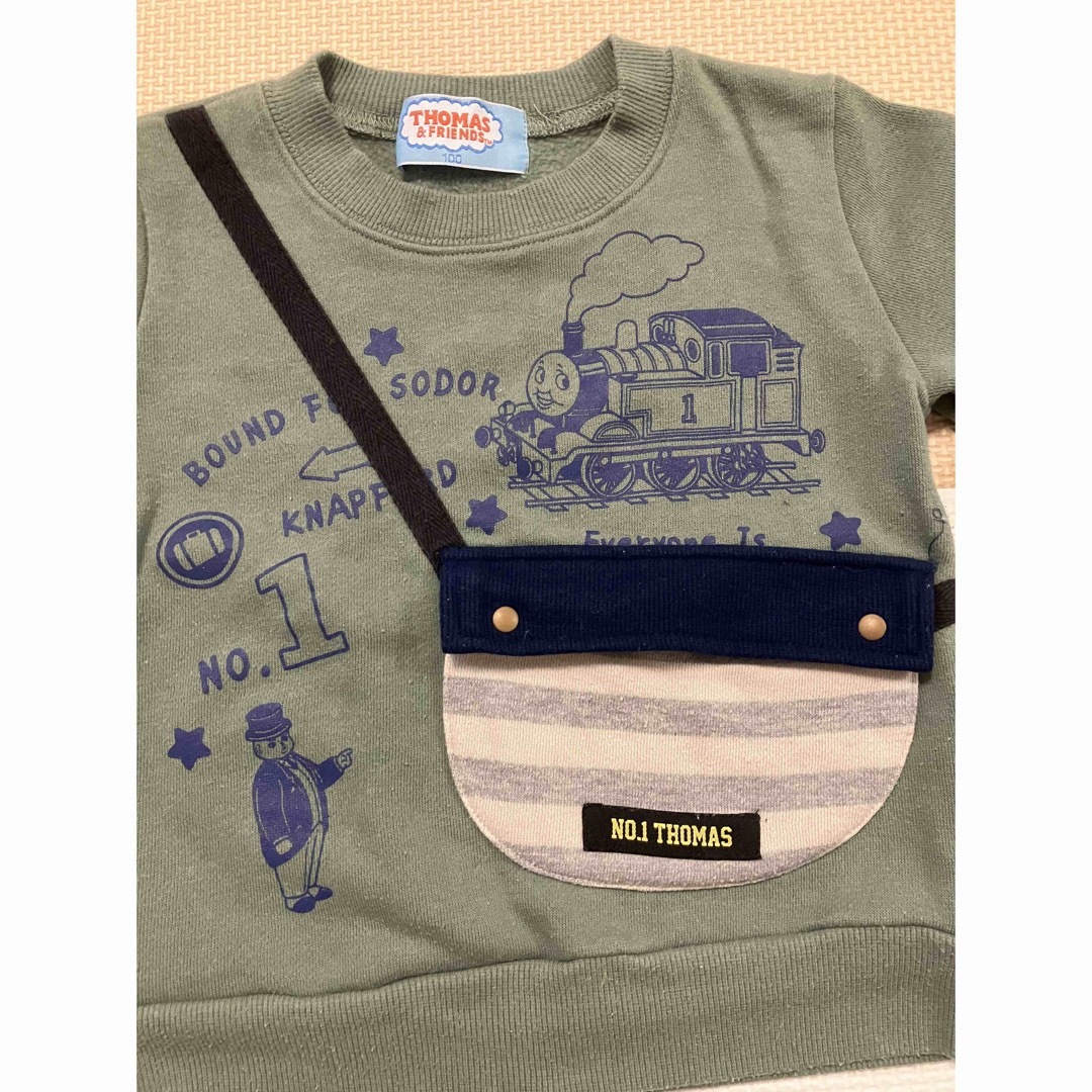 トーマス＆ボーダー　トレーナー　２枚セット キッズ/ベビー/マタニティのキッズ服男の子用(90cm~)(Tシャツ/カットソー)の商品写真