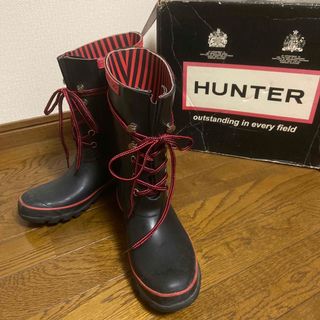 ハンター(HUNTER)のHUNTER レースアップミドルレインブーツ(レインブーツ/長靴)