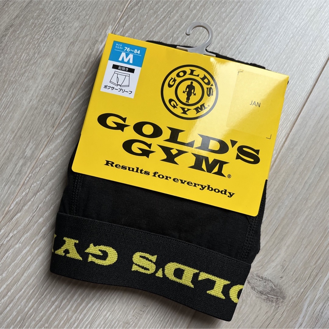 新品★GOLD’S GYM ゴールドジム★ブラック★ボクサーブリーフパンツ★M