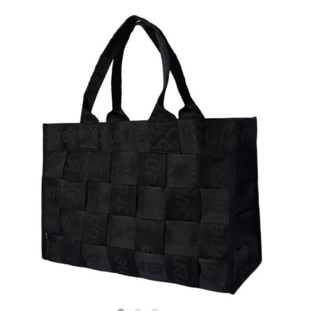 Supreme Woven Large Tote "Black"