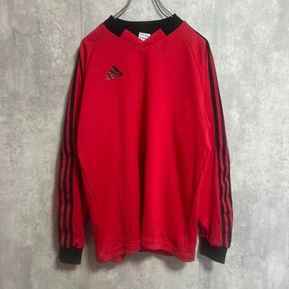 アディダス(adidas)の【トレンド】adidas アディダス 長袖 Tシャツ GK用 赤黒(ウェア)