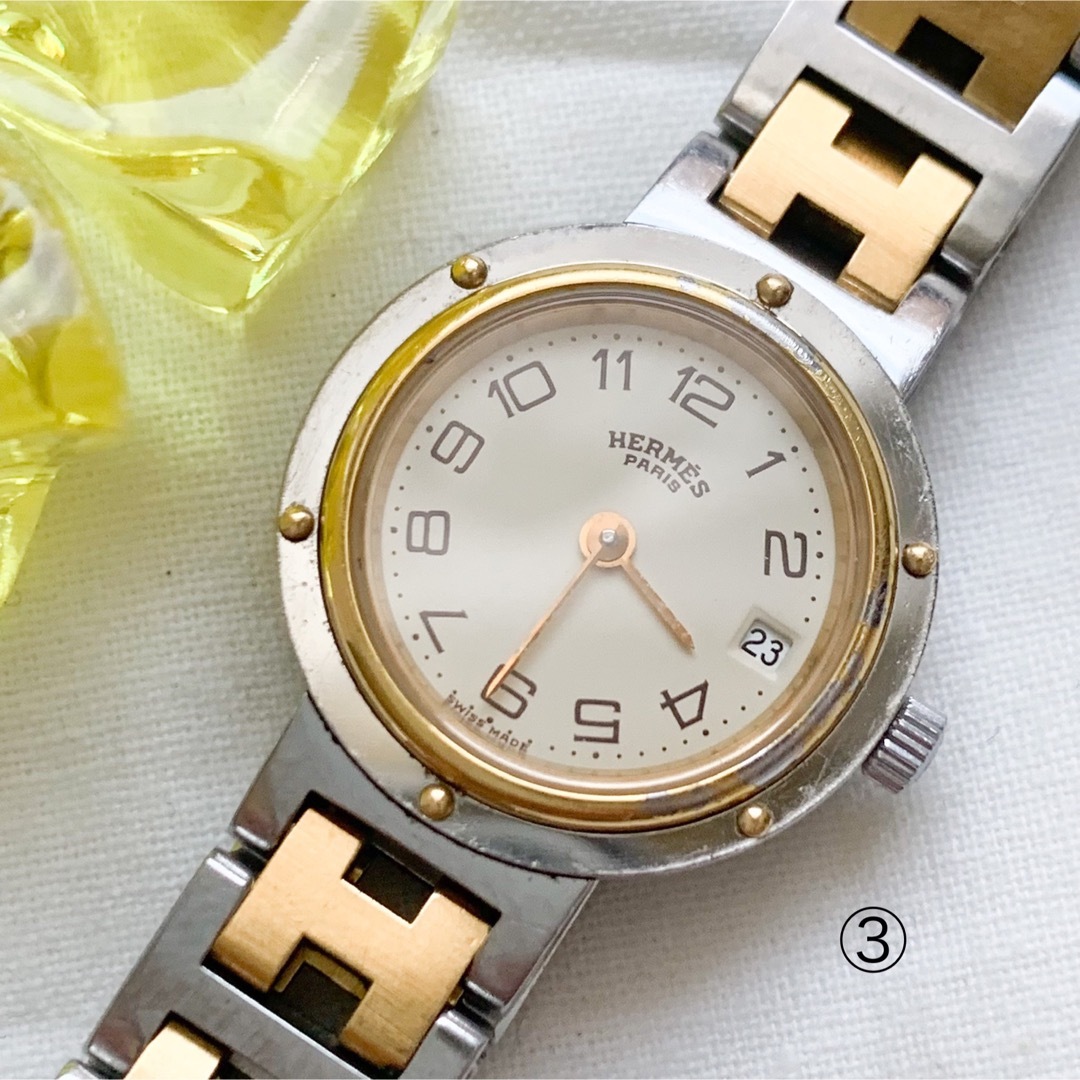 Hermes - 【稼働品】エルメス クリッパー レディースウォッチの通販 by