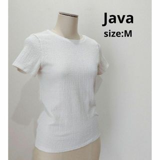 Java クラシカルエルフ 半袖 M ぽこぽこ素材ベーシックTEE 白 Tシャツ(Tシャツ(半袖/袖なし))