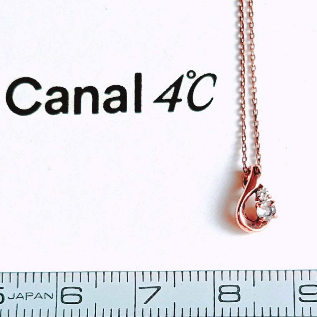 canal４℃(カナルヨンドシー)のcanal4℃✫【10Kダイヤモンド ネックレス】 レディースのアクセサリー(ネックレス)の商品写真