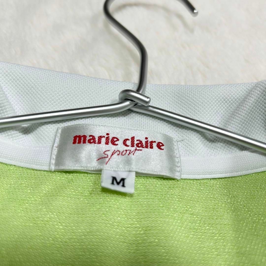 Marie Claire(マリクレール)のmarie clair マリークレール　ポロシャツ　ゴルフ　グリーン　Mサイズ レディースのトップス(ポロシャツ)の商品写真