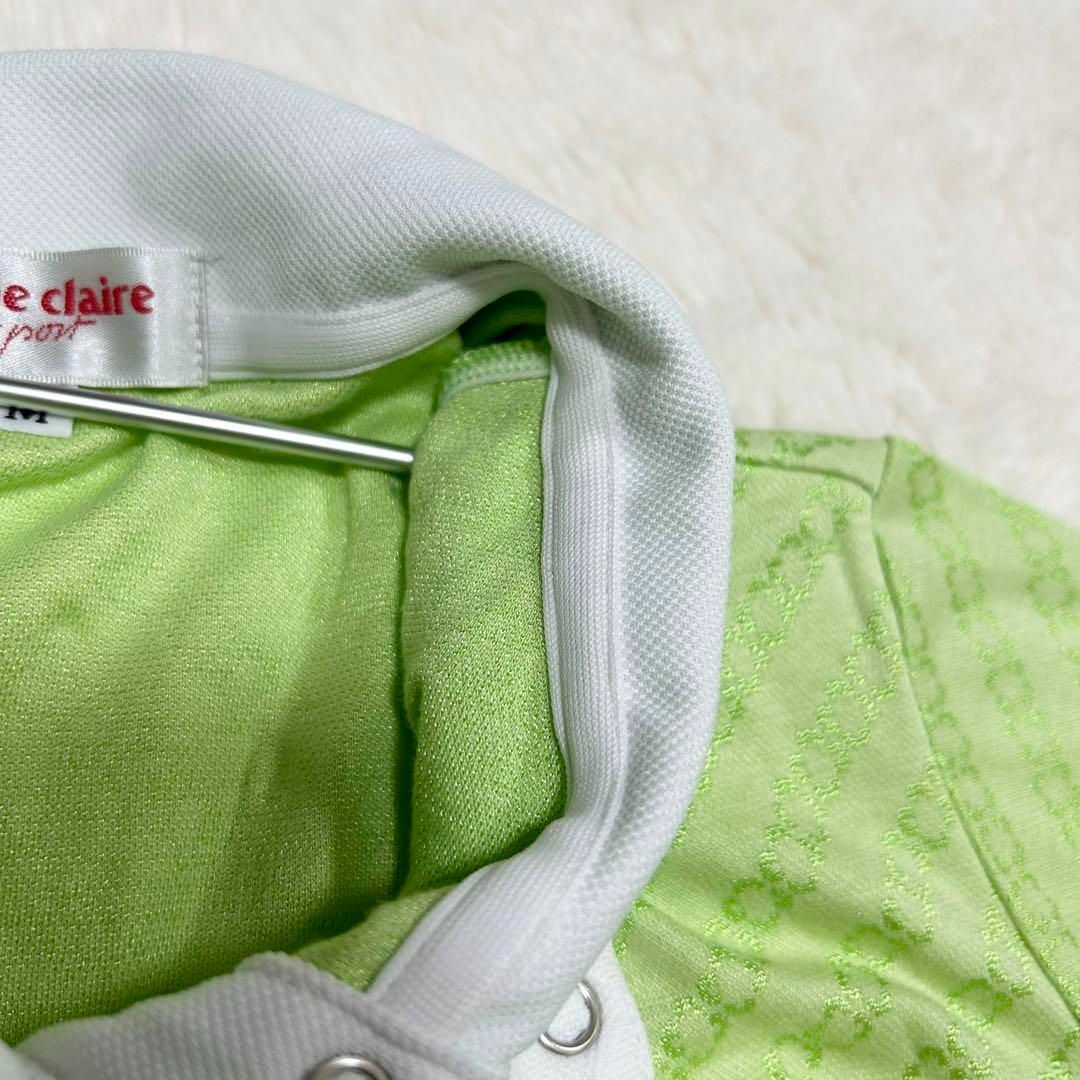 Marie Claire(マリクレール)のmarie clair マリークレール　ポロシャツ　ゴルフ　グリーン　Mサイズ レディースのトップス(ポロシャツ)の商品写真