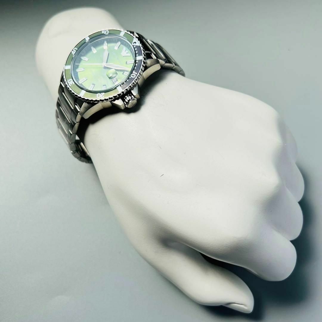 Emporio Armani - エンポリオアルマーニ 腕時計 新品 メンズ グリーン