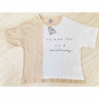 韓国子供服　ロゴ　Tシャツ　120(Tシャツ/カットソー)