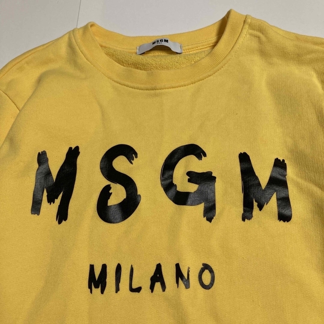 MSGM(エムエスジイエム)のpoohさん様 購入手書きロゴトレーナー MSGM150    キッズ/ベビー/マタニティのキッズ服男の子用(90cm~)(その他)の商品写真