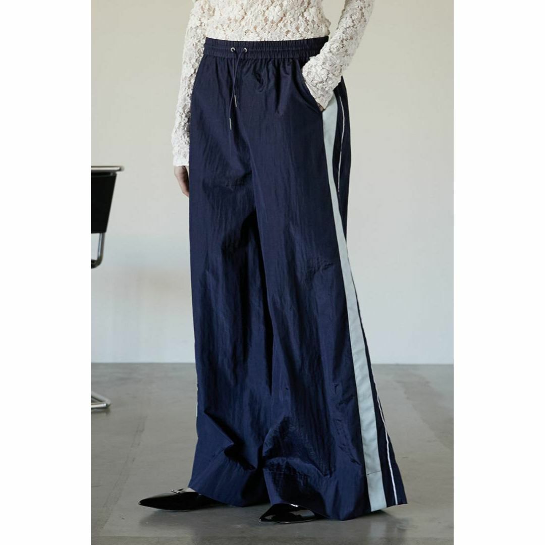 MAISON SPECIAL - ㉞ PRANK PROJECT Side Line Wide Pants NVYの通販