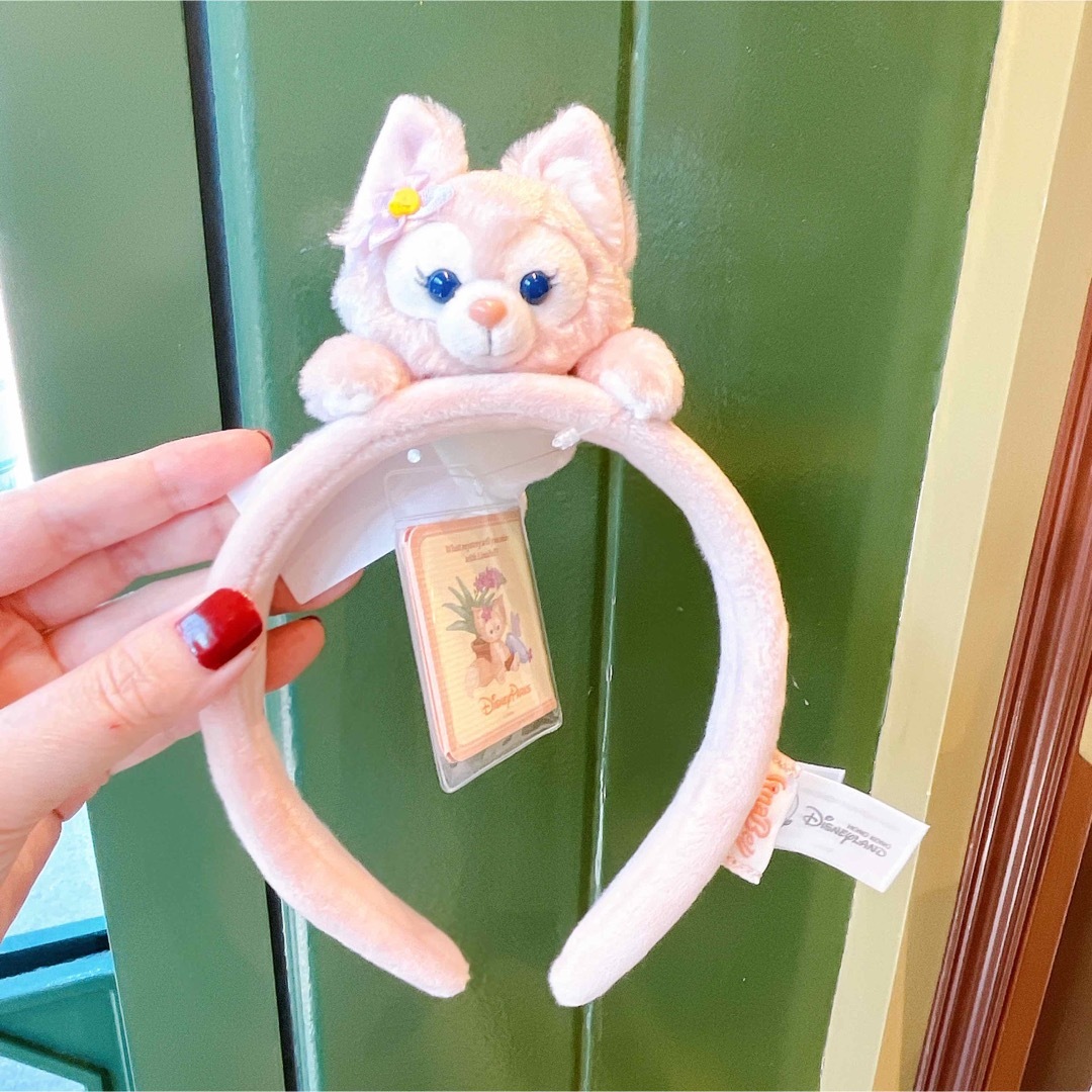 ダッフィー - 香港ディズニー限定 リーナベル ぬいぐるみカチューシャ