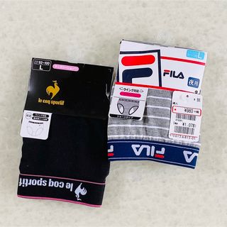 フィラ(FILA)のL サニタリーショーツ　生理用ショーツウイング対応　フィラ&ルコック 新品　2枚(ショーツ)