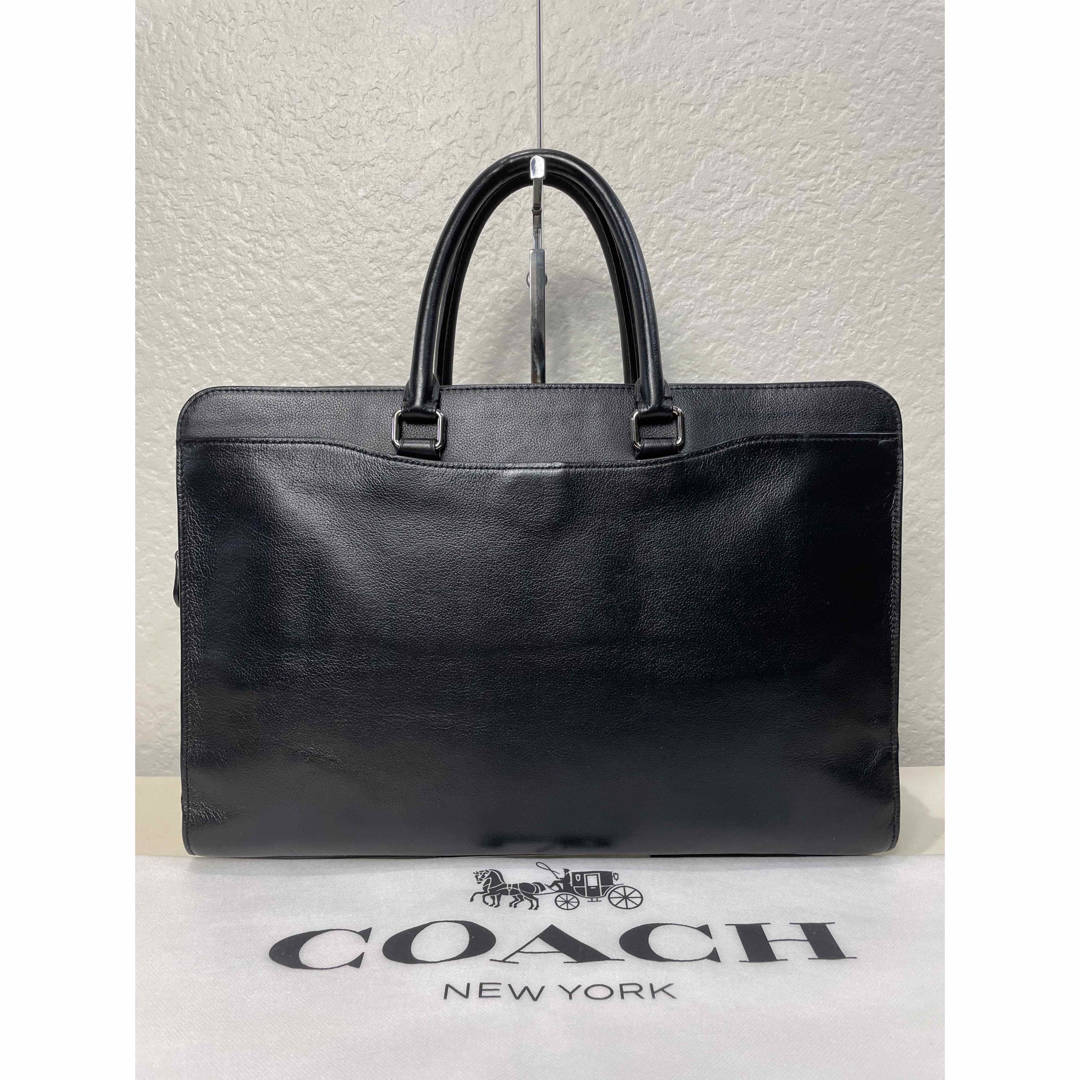 COACH(コーチ)の【良品】定価7.4万　コーチ　メンテ済み　ビジネス　バッグ　レザー　157 メンズのバッグ(ビジネスバッグ)の商品写真