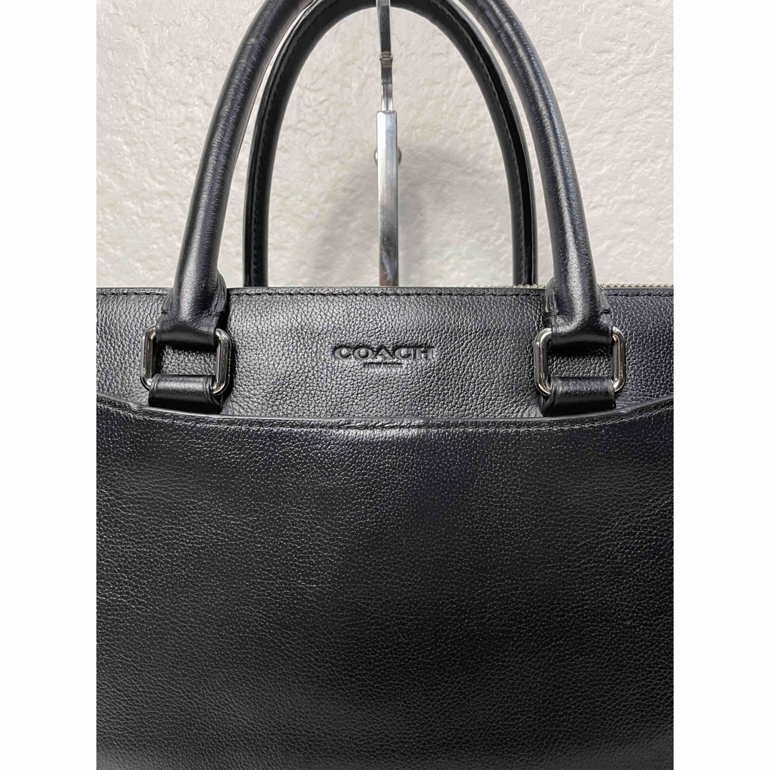 COACH(コーチ)の【良品】定価7.4万　コーチ　メンテ済み　ビジネス　バッグ　レザー　157 メンズのバッグ(ビジネスバッグ)の商品写真