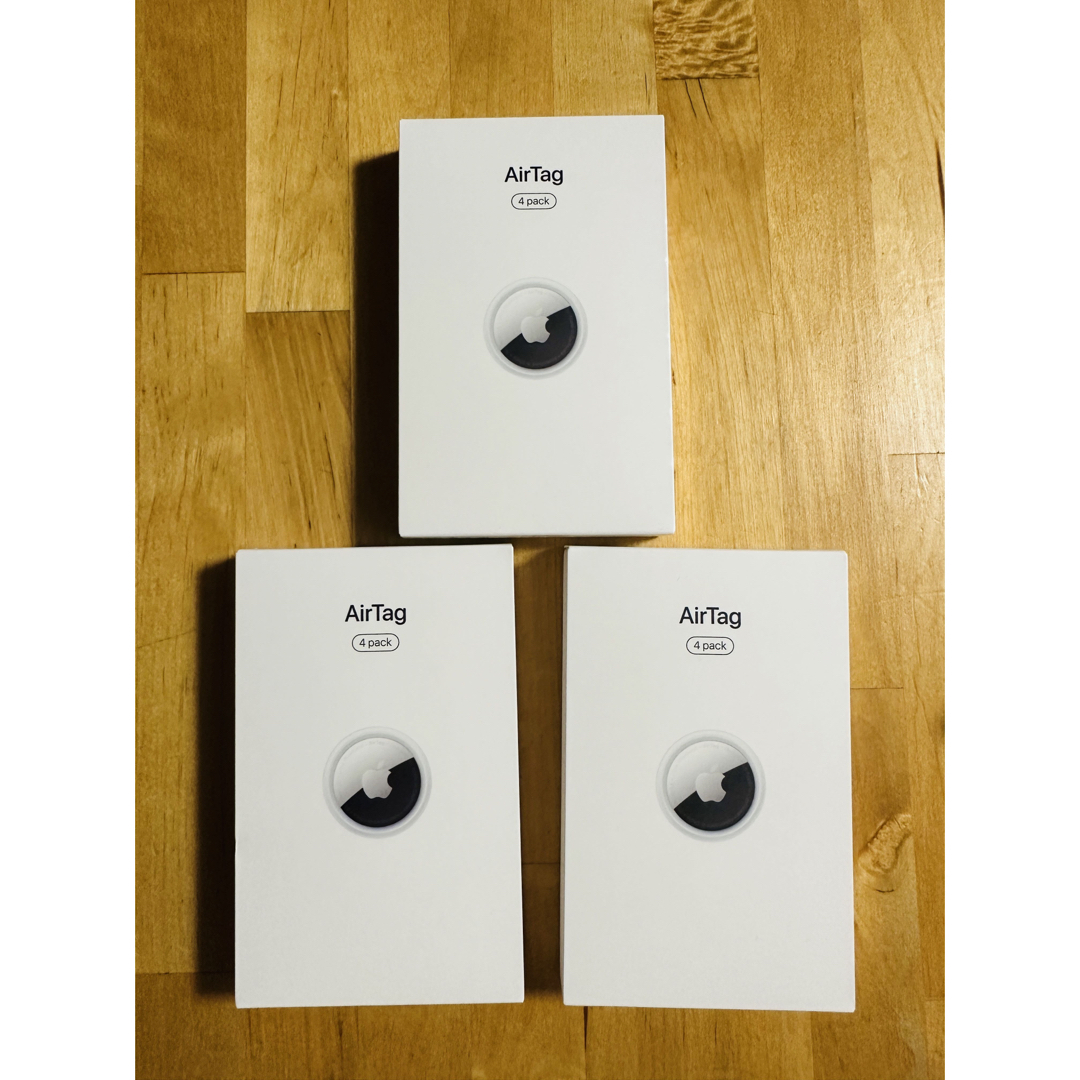 airtag【新品未使用】Apple AirTag  本体 4個パック × 3個