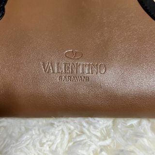 【幻の一品】バレンティノ 豹モチーフ 本革 セカンドバッグ パンサー スタッズ