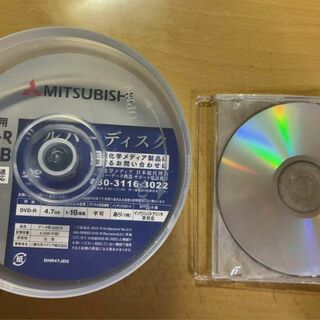 MITSUBISHI データ用DVD-R 4.7GB 1-16倍対応 16枚(その他)