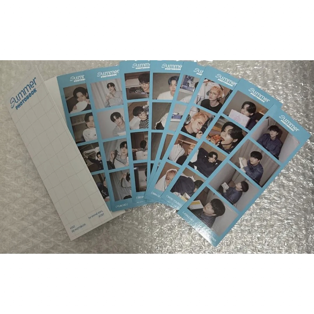 ATEEZ サン トレカ summer photobook KQ特典 ステッカー