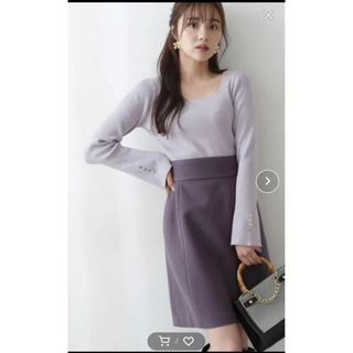 プロポーションボディドレッシング(PROPORTION BODY DRESSING)のPROPORTION BODY DRESSING ダブルメルトンミニスカート(ひざ丈スカート)