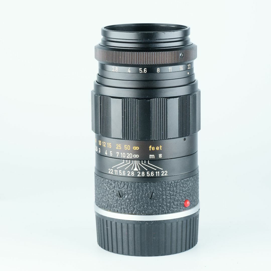 希少黒!木村文乃使用モデル Leica Elmarit 90mm オールドレンズ