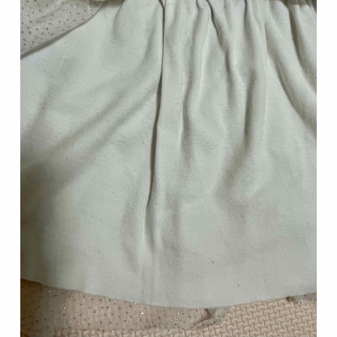PETIT BATEAU(プチバトー)のPETIT BATEAU  ラメチュールスカート　3ans 95cm キッズ/ベビー/マタニティのキッズ服女の子用(90cm~)(スカート)の商品写真