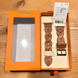 トリーバーチ(Tory Burch)の【限定値下げ】Tory Burch Apple Watch レザーベルトキャメル(腕時計)